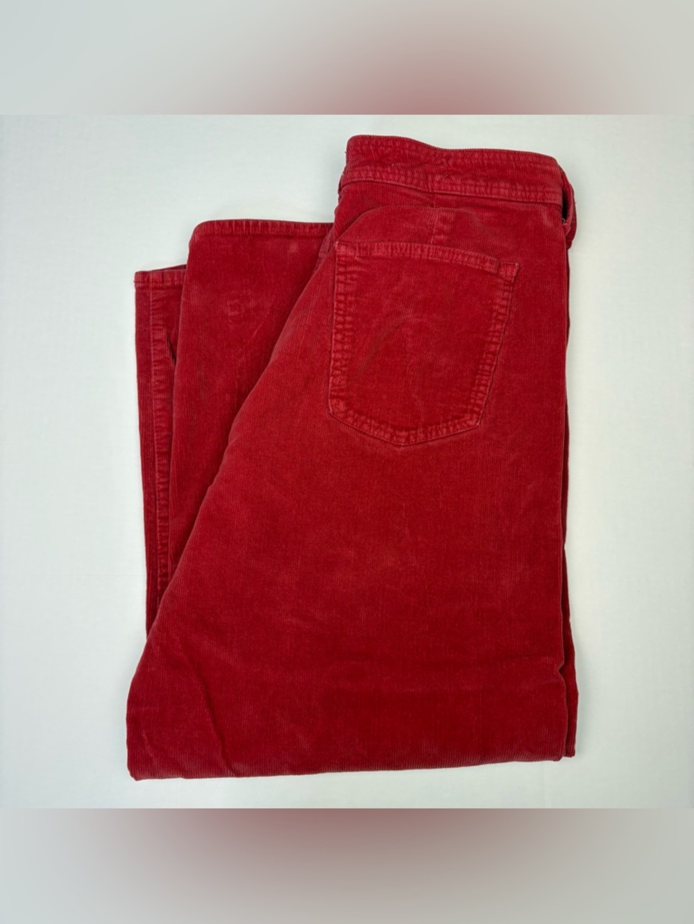Universal Thread Women Size 16 R Pants Sailor Wide Leg Corduroy Red Cotton